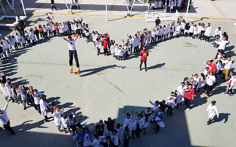 “Todos contra el bullying” llegó a las escuelas y liceos Municipales de Puente Alto